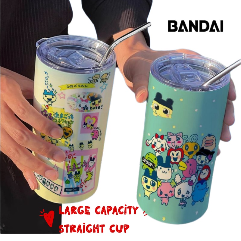 Stainless Steel Straw - New Tamagotchi high color value cartoon
