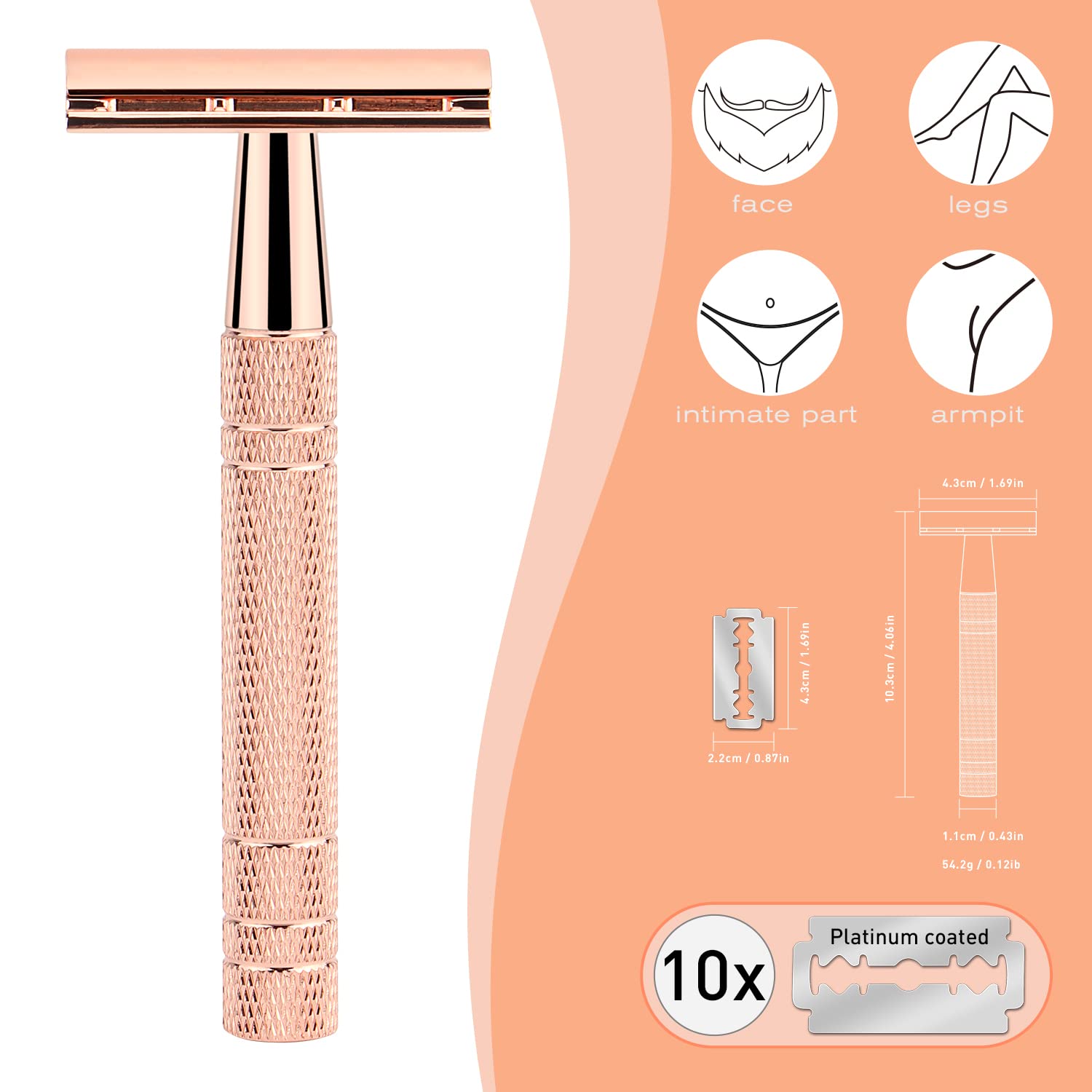 Reusable Double Edge Safety Ra – Safety Razor Handle recenzja i cena