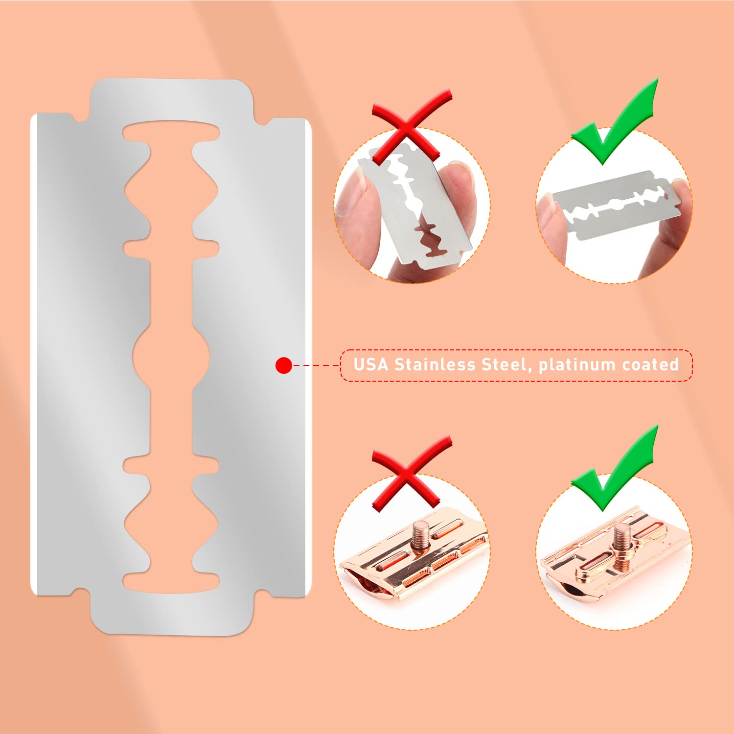 Reusable Double Edge Safety Ra – Safety Razor Handle recenzja i cena
