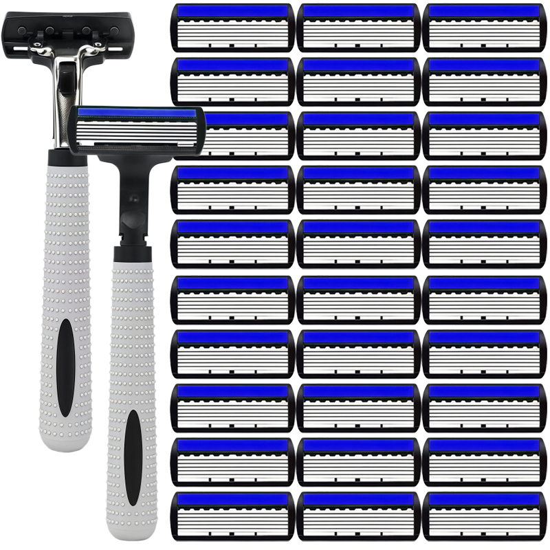 6-Layer Razor Head Manual Shav – Safety Razor Handle recenzja i cena