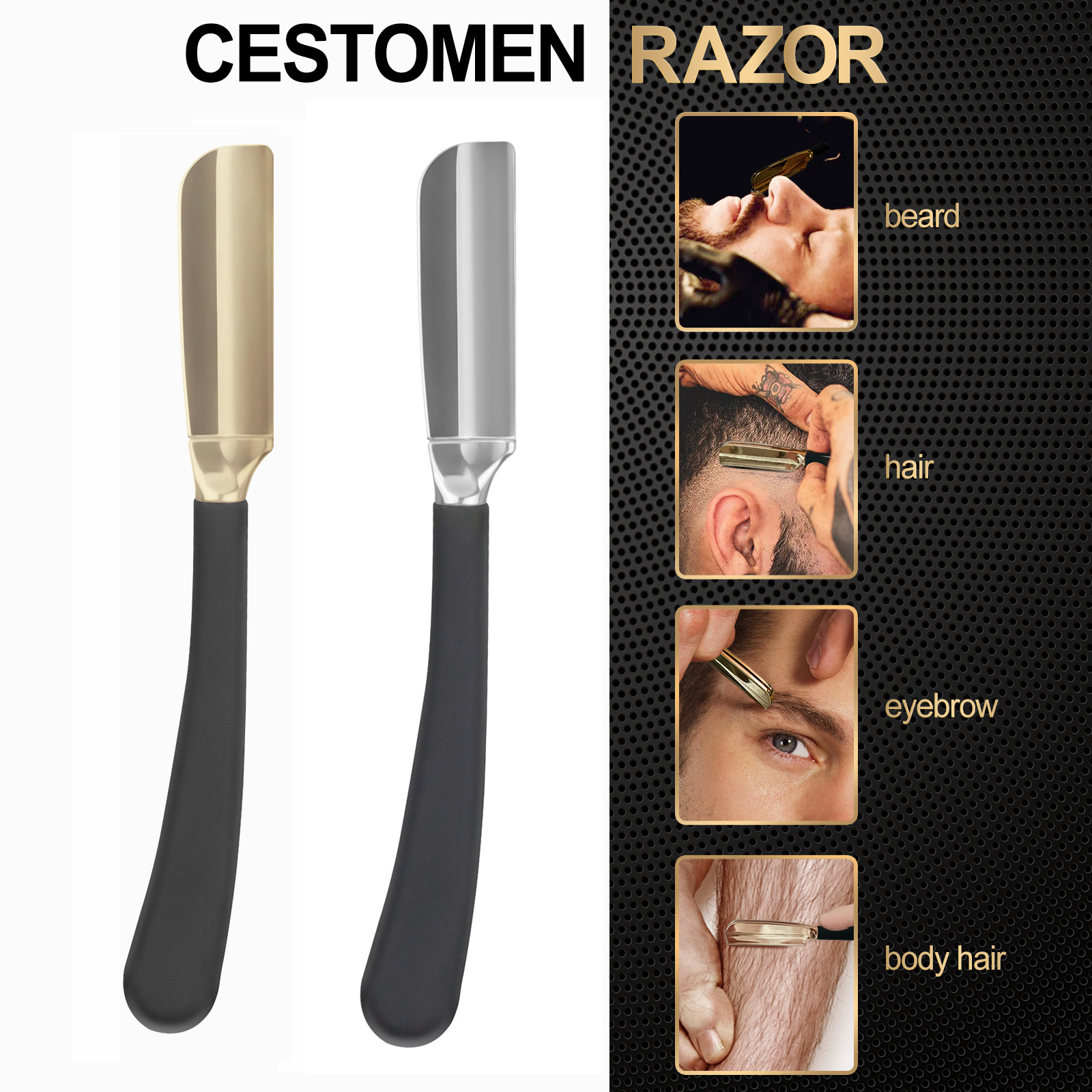 1Pc Pro Baber Beard Straight E – Safety Razor Handle recenzja i cena