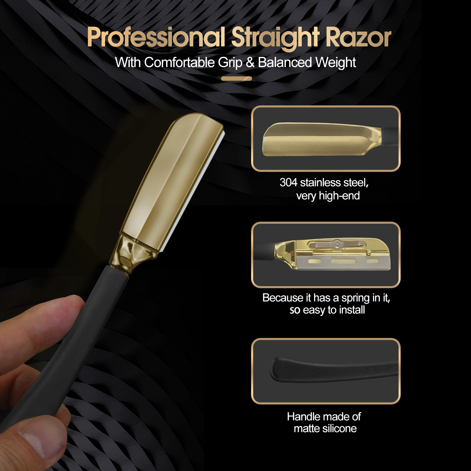 1Pc Pro Baber Beard Straight E – Safety Razor Handle recenzja i cena