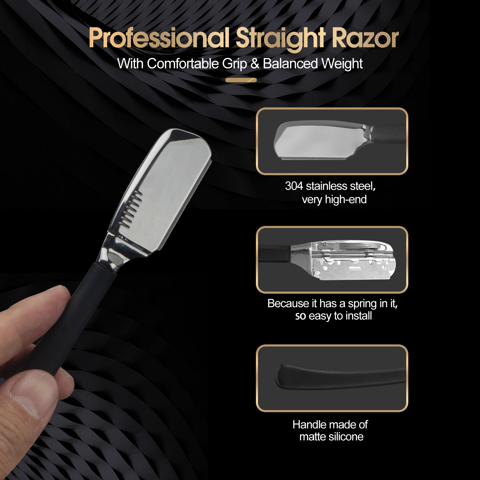 1Pc Pro Baber Beard Straight E – Safety Razor Handle recenzja i cena
