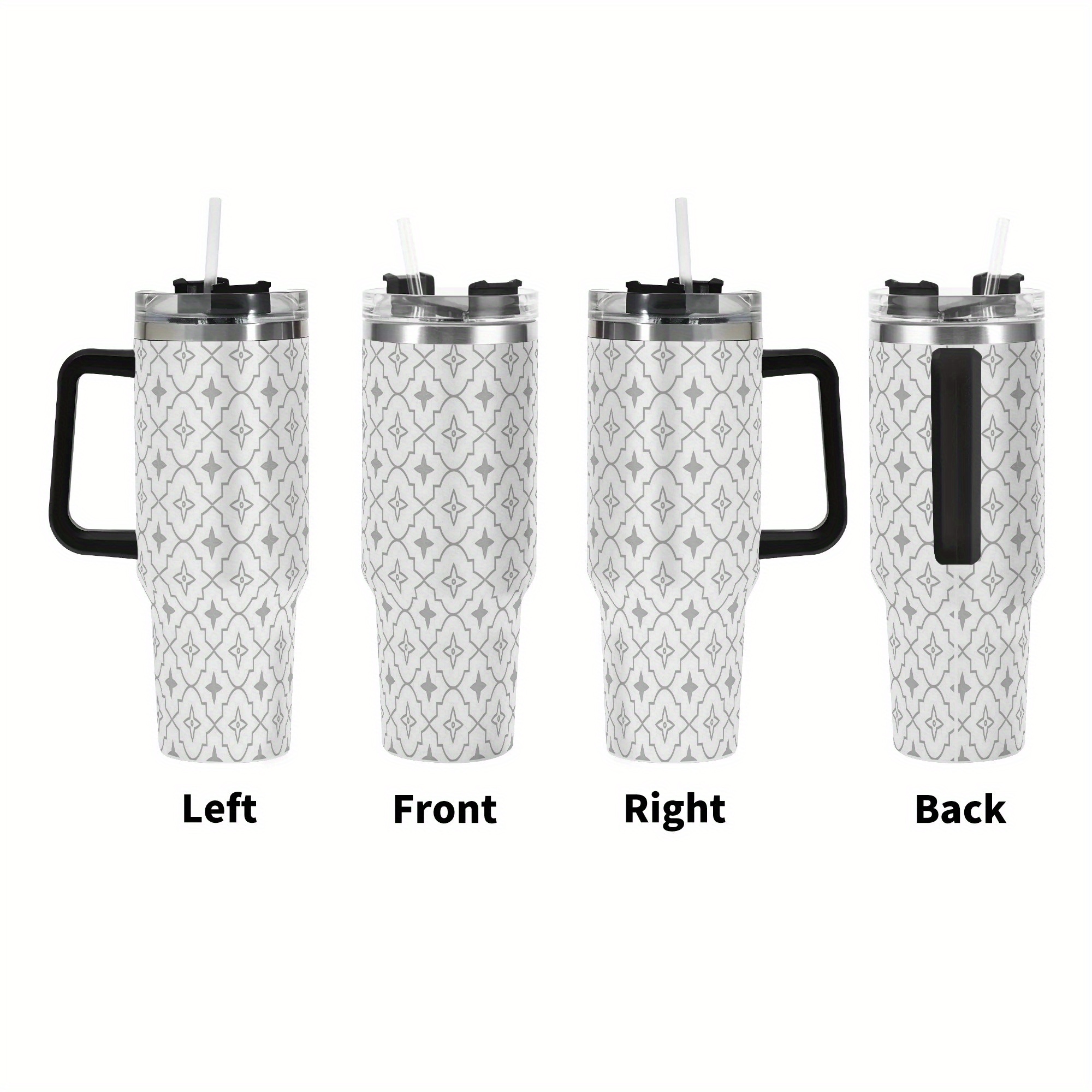 1pc Olive Grid Design 40 Oz St – Stainless Steel Straw recenzja i cena