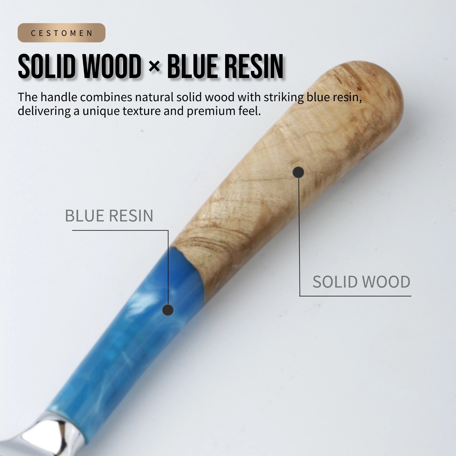 1Pcs Pro Resin Wood Handle Bar – Safety Razor Handle recenzja i cena
