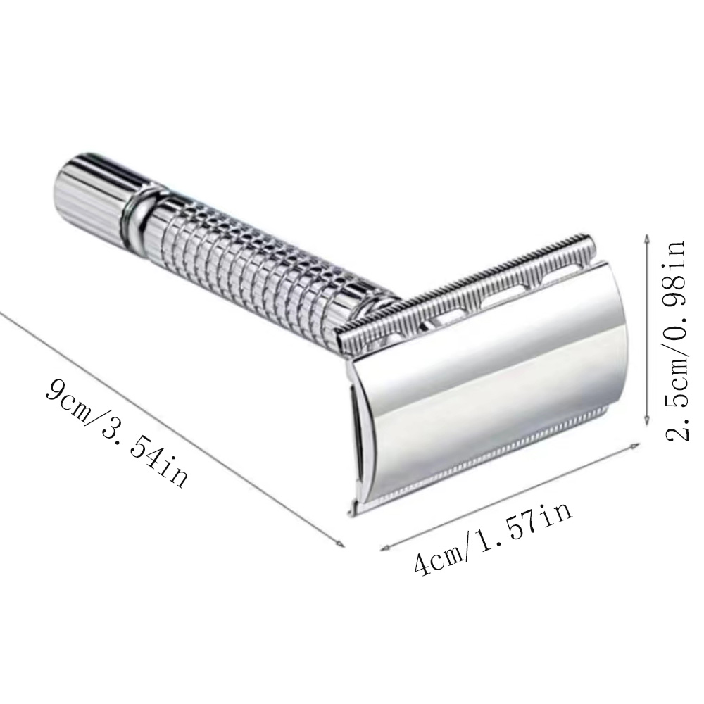 Stainless steel short handle c – Safety Razor Handle recenzja i cena