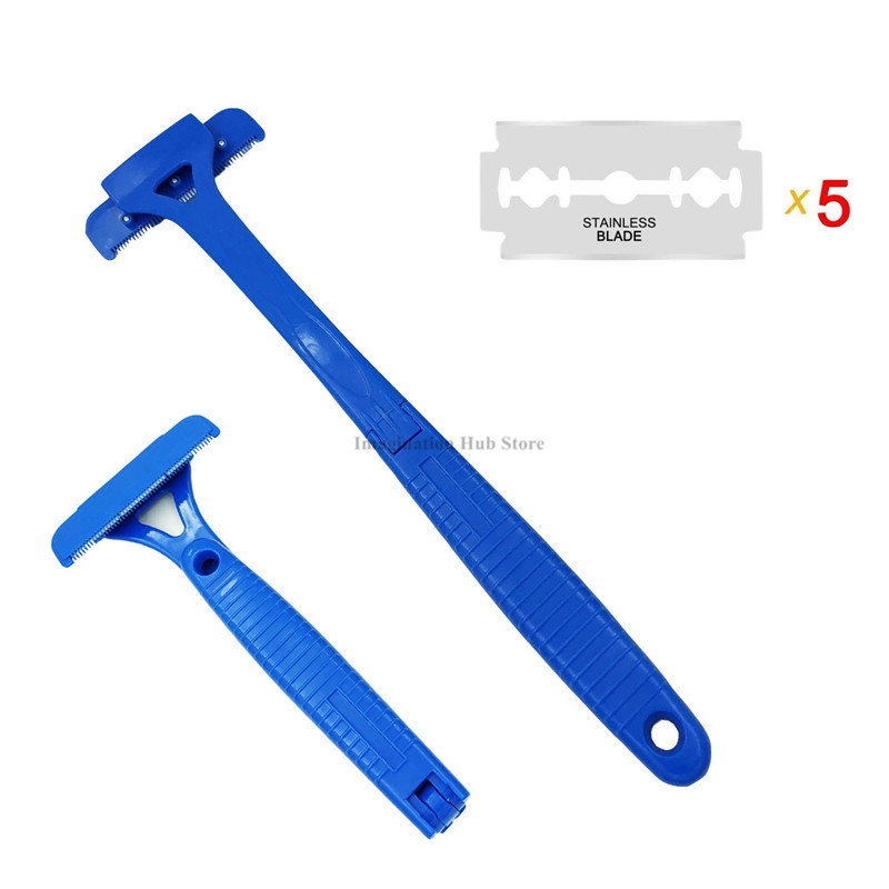 1Set Folding Long Handle Back  – Safety Razor Handle recenzja i cena