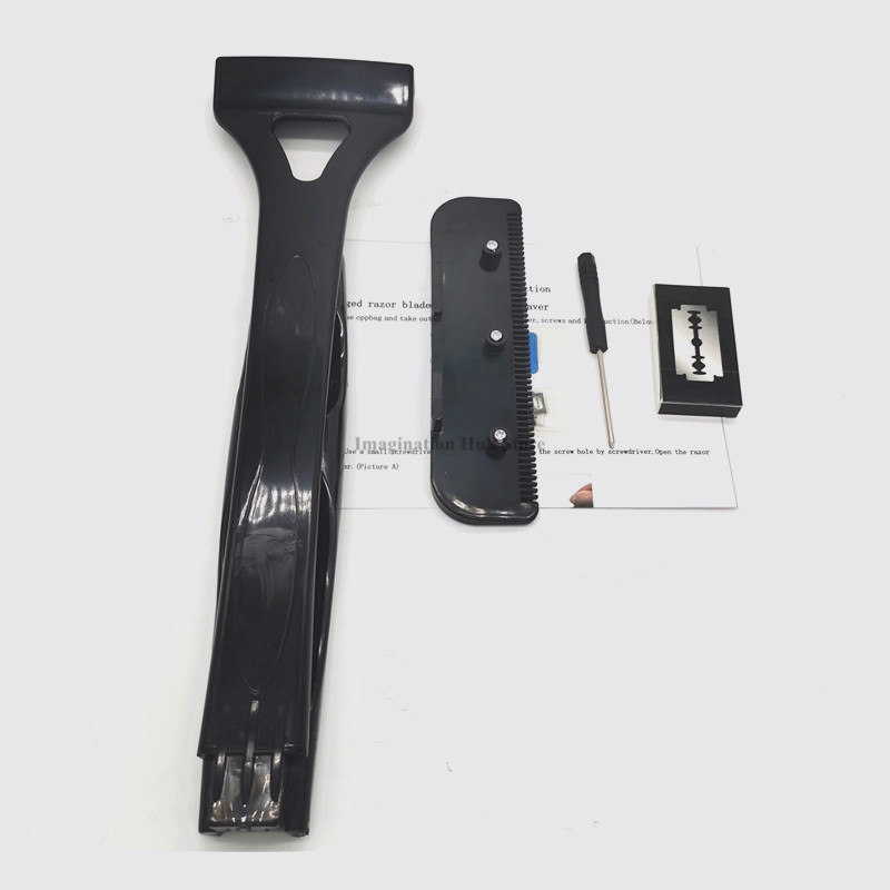 1Set Folding Long Handle Back  – Safety Razor Handle recenzja i cena